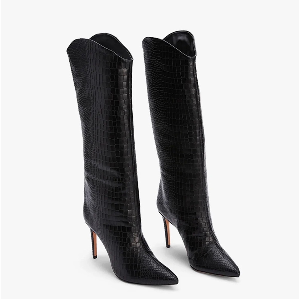 Schutz Maryana Boots in Black - Picture 9 of 9